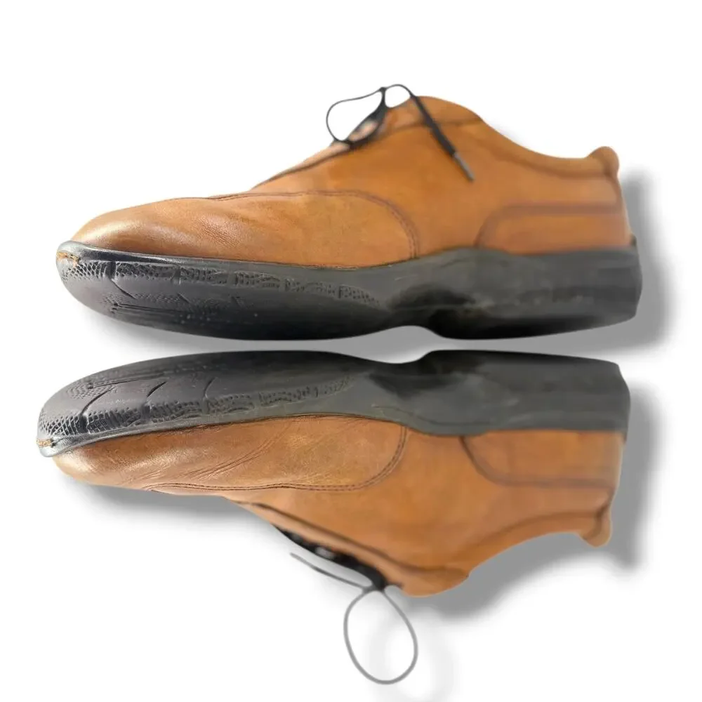 Allen Edmonds Wilbert Split Toe Comfort Oxfords Brown Leather Men's Size 9.5 C